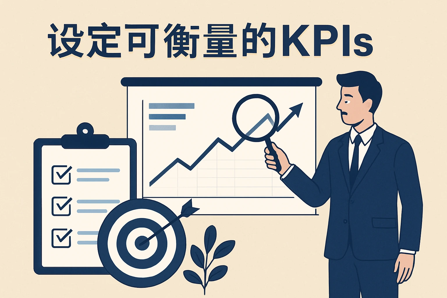 设定可衡量的KPIs