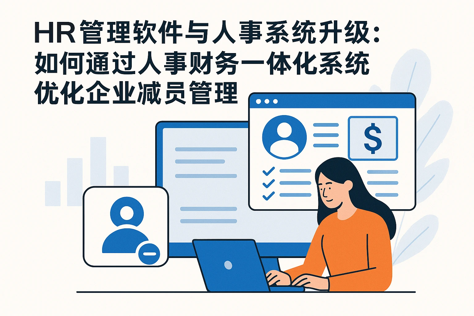 HR管理软件与人事系统升级:如何通过人事财务一体化系统优化企业减员管理