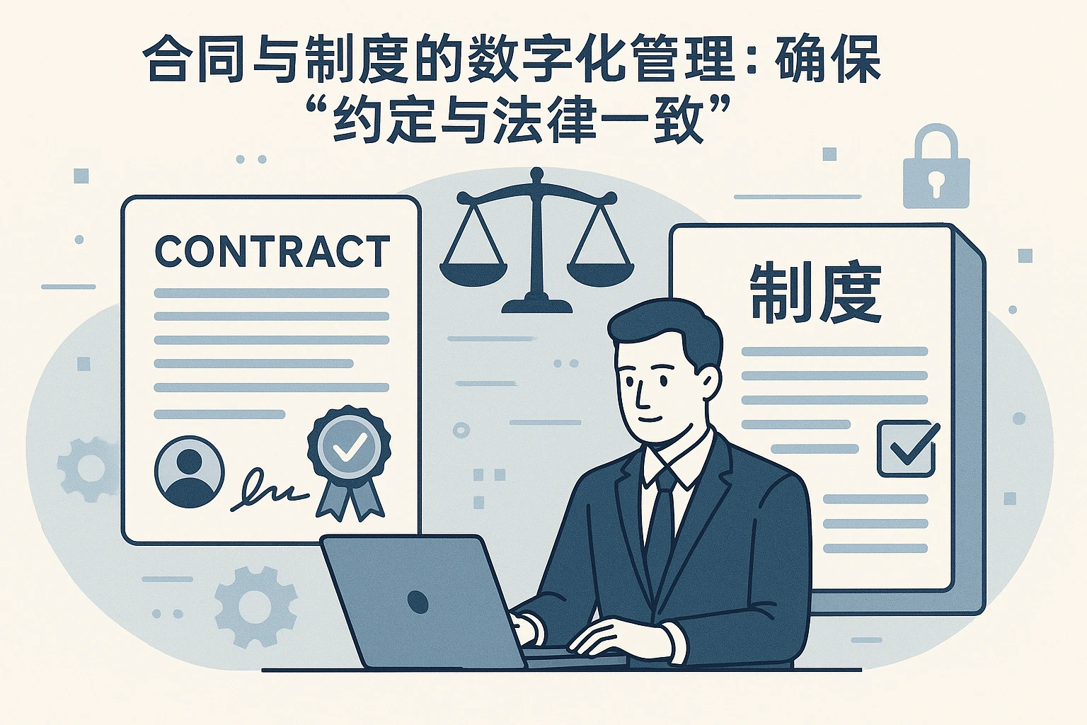 2. 合同与制度的数字化管理：确保“约定与法律一致”