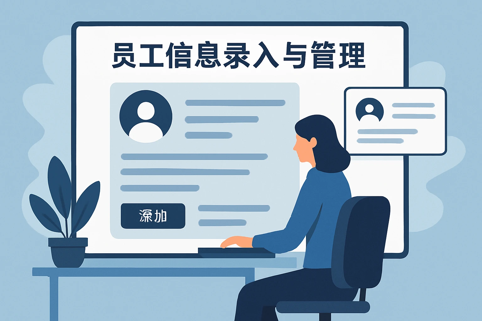员工信息录入与管理