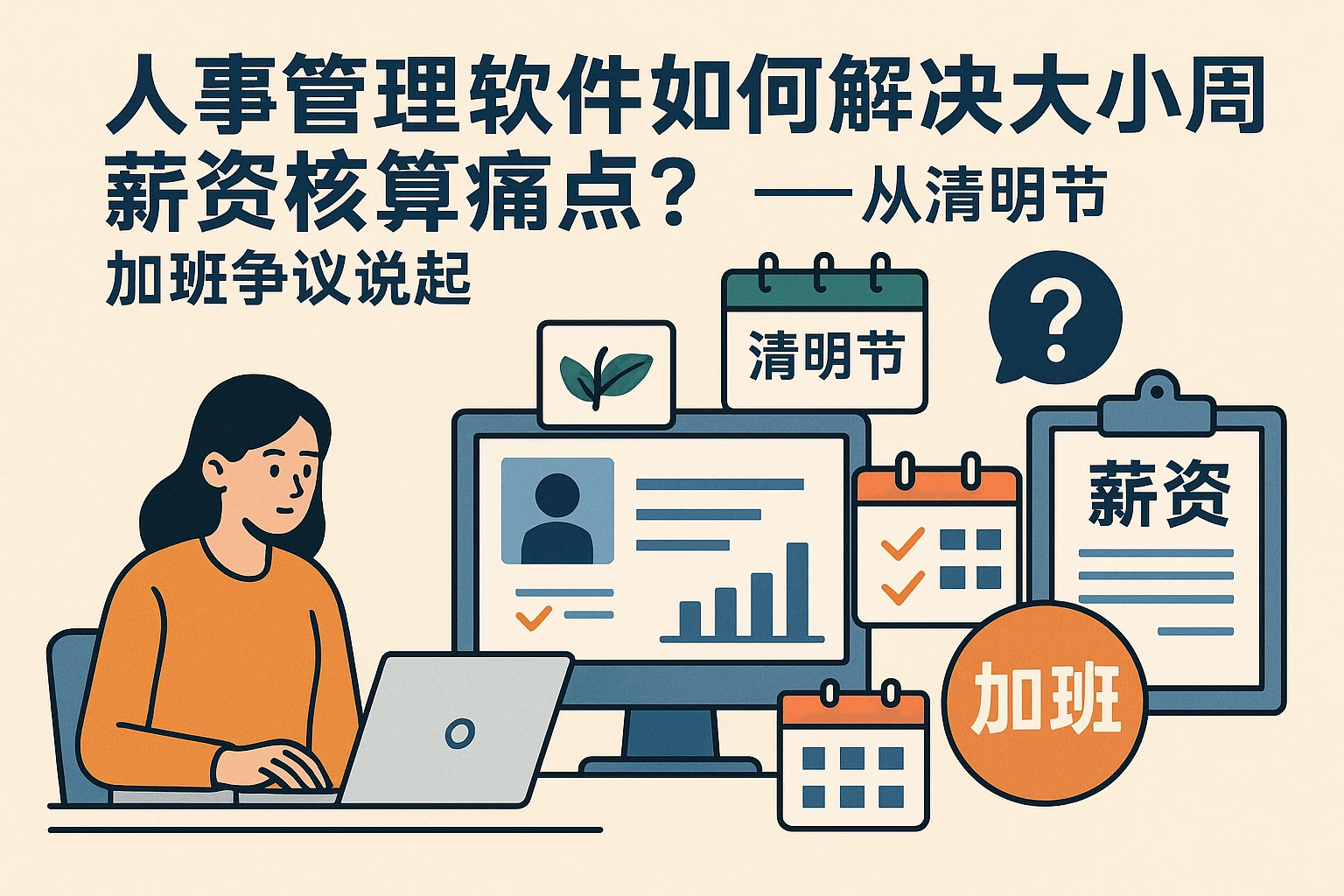人事管理软件如何解决大小周薪资核算痛点？——从清明节加班争议说起