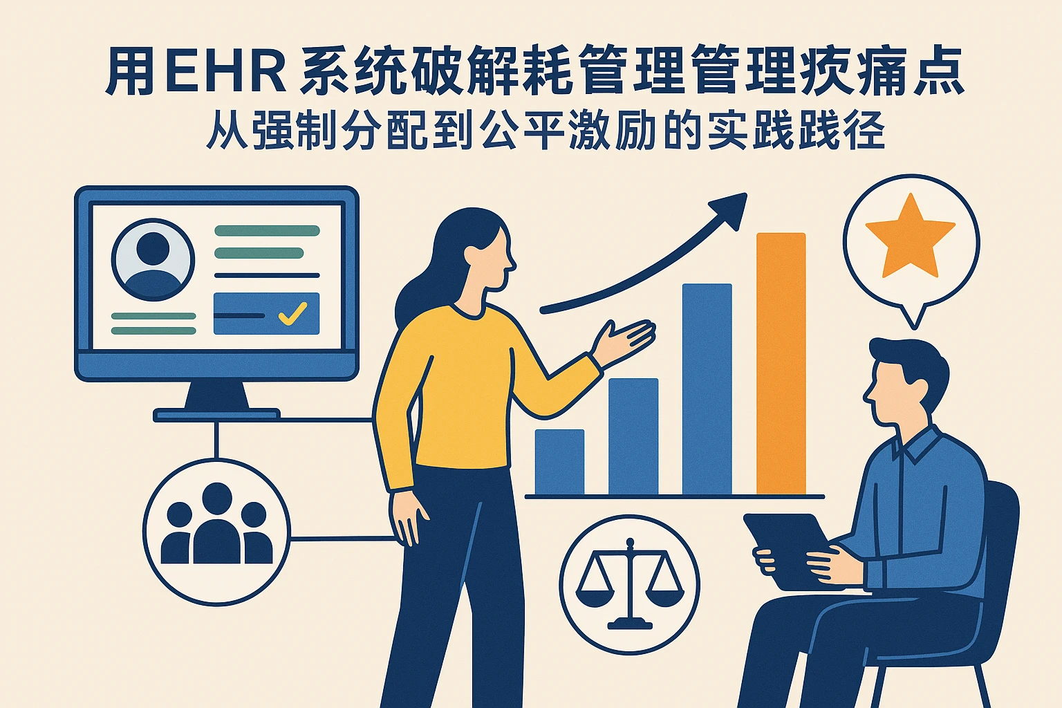 用EHR系统破解绩效管理痛点:从强制分配到公平激励的实践路径