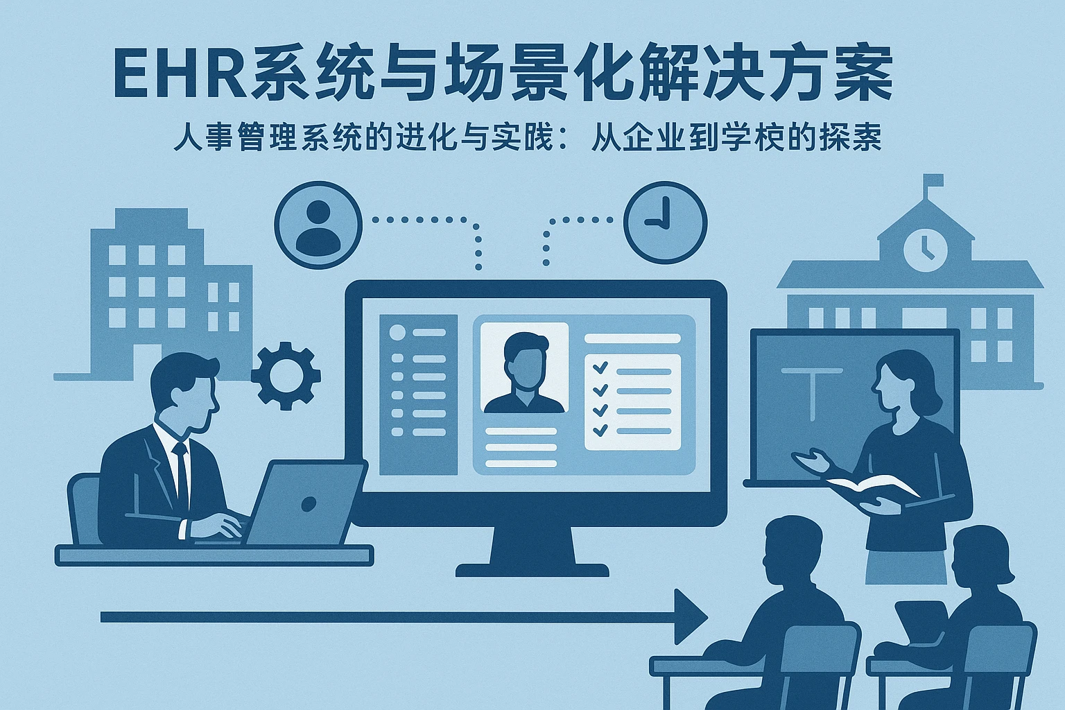 EHR系统与场景化解决方案：人事管理系统的进化与实践——从企业到学校的探索