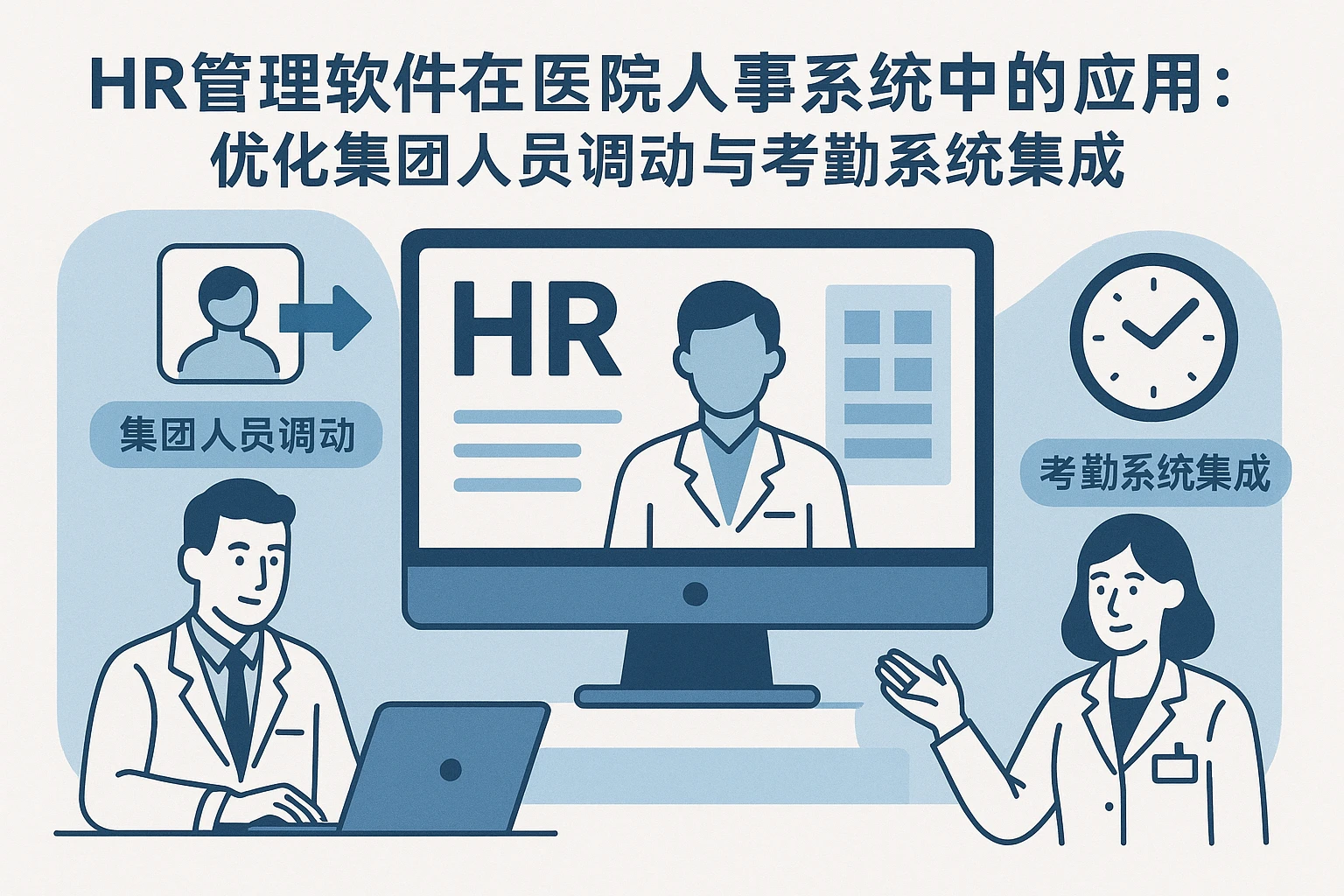 HR管理软件在医院人事系统中的应用:优化集团人员调动与考勤系统集成