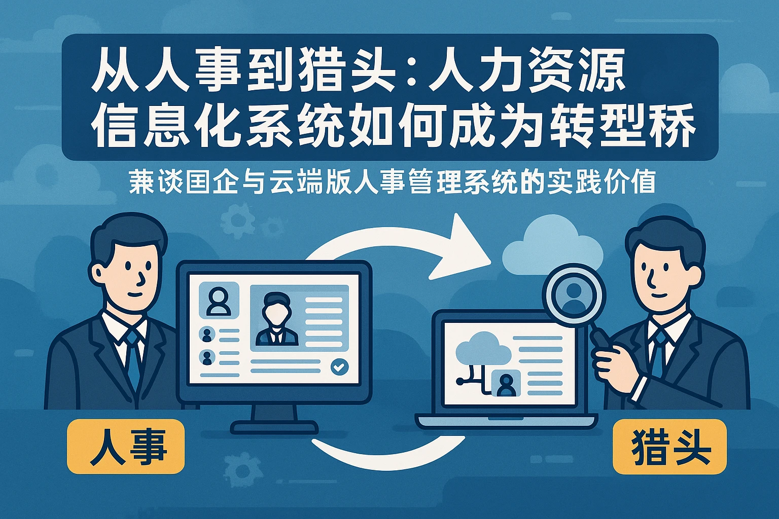 从人事到猎头：人力资源信息化系统如何成为转型桥梁——兼谈国企与云端版人事管理系统的实践价值