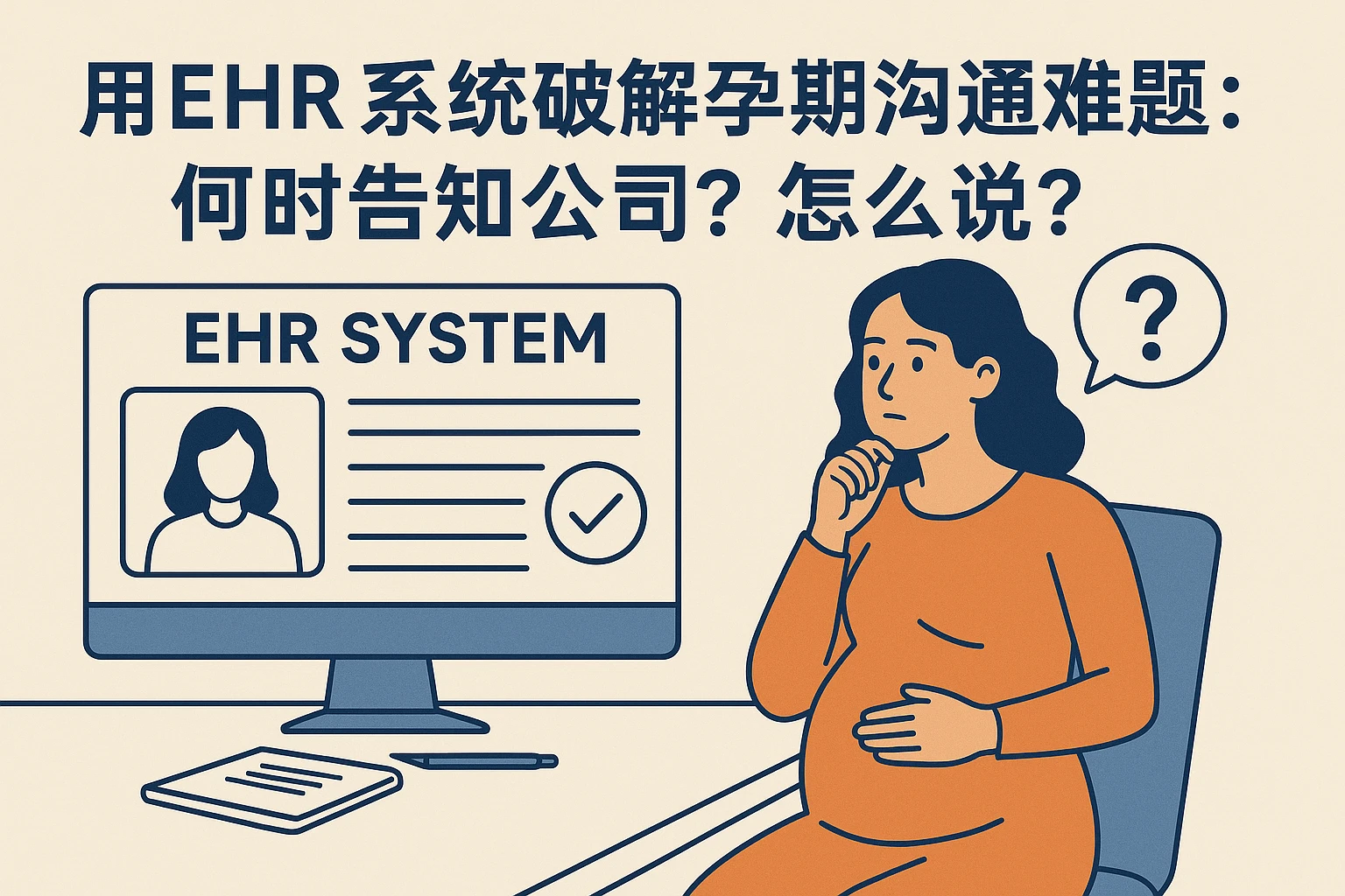 用EHR系统破解孕期沟通难题：何时告知公司？怎么说？
