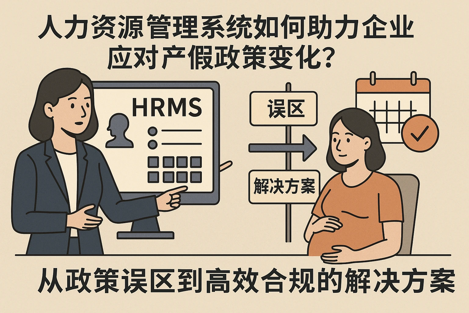 人力资源管理系统如何助力企业应对产假政策变化?——从政策误区到高效合规的解决方案