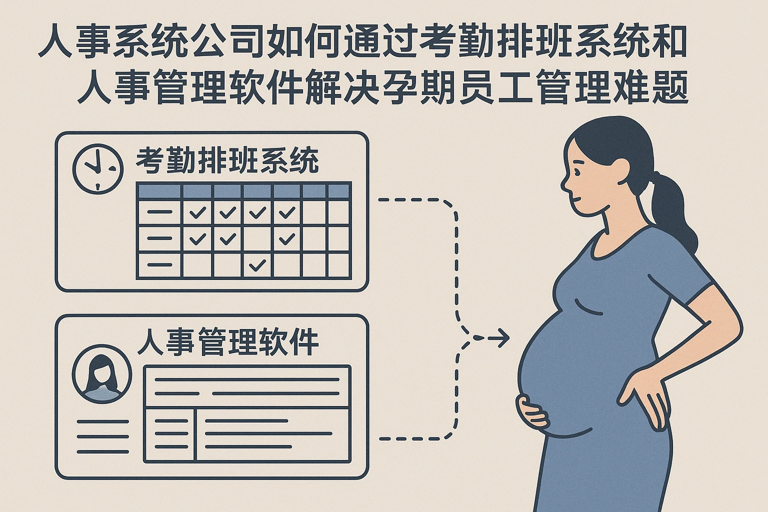 人事系统公司如何通过考勤排班系统和人事管理软件解决孕期员工管理难题