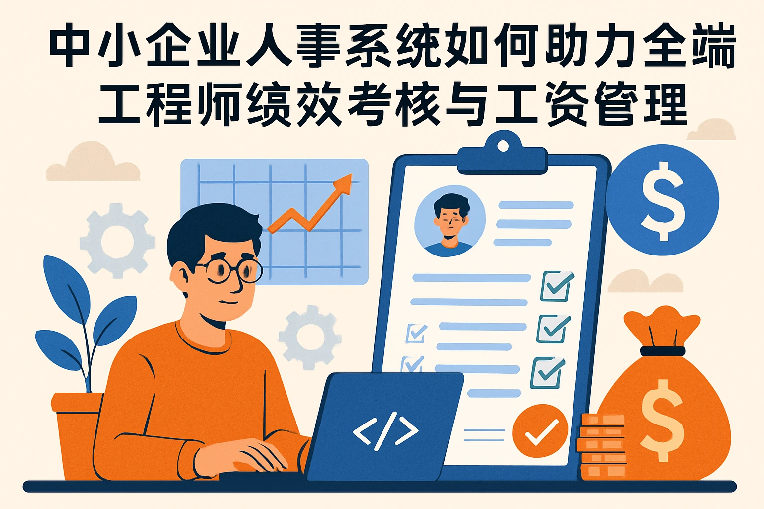 中小企业人事系统如何助力全端工程师绩效考核与工资管理