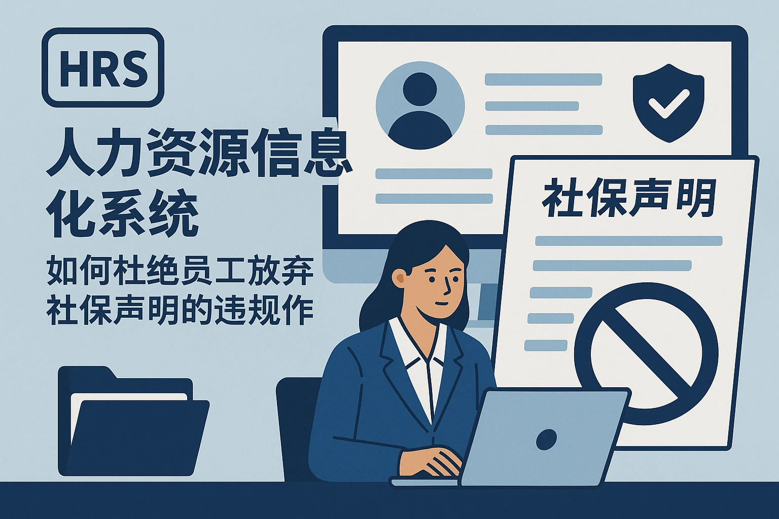 人力资源信息化系统如何杜绝员工放弃社保声明的违规操作