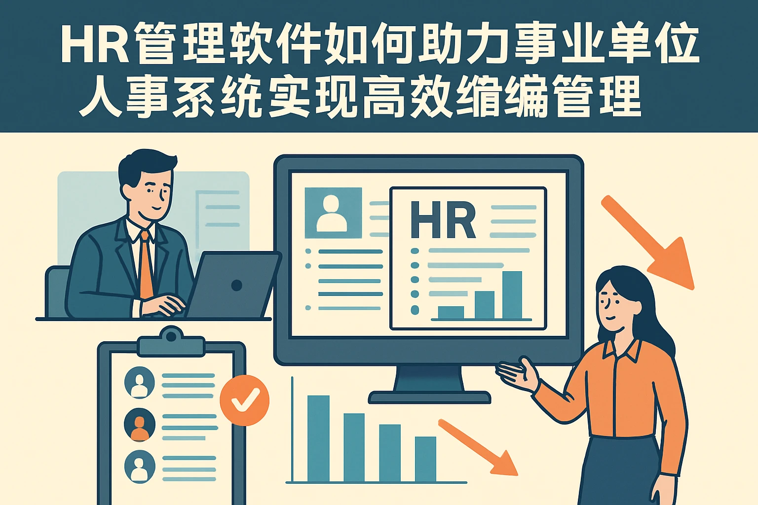 HR管理软件如何助力事业单位人事系统实现高效缩编管理