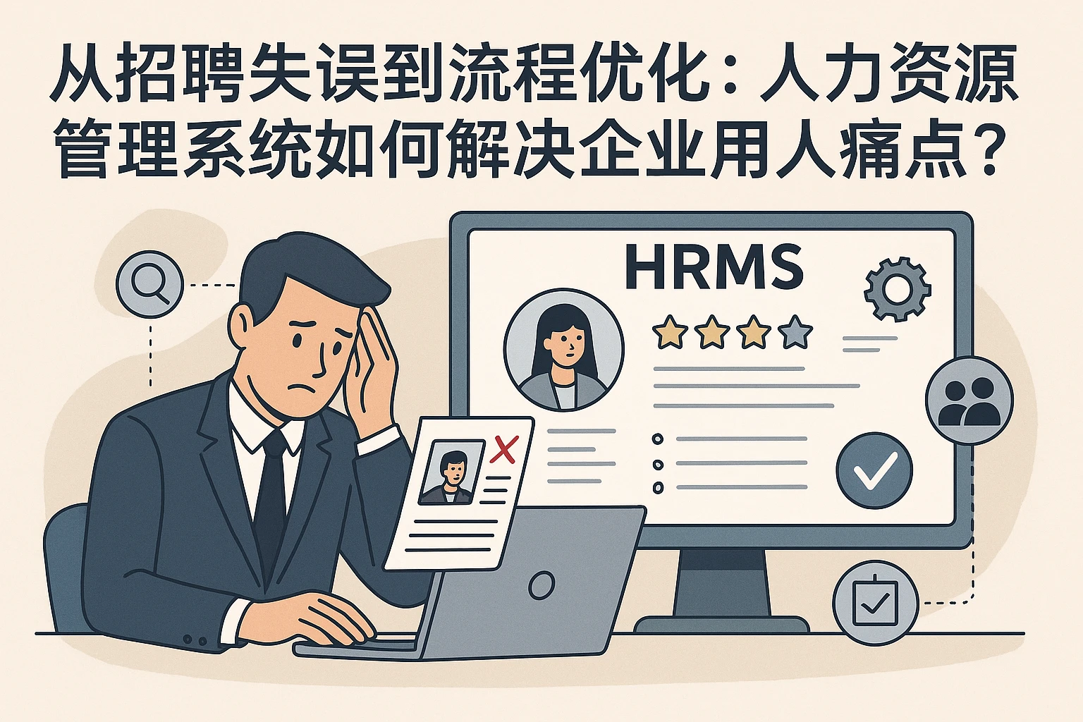 从招聘失误到流程优化:人力资源管理系统如何解决企业用人痛点?