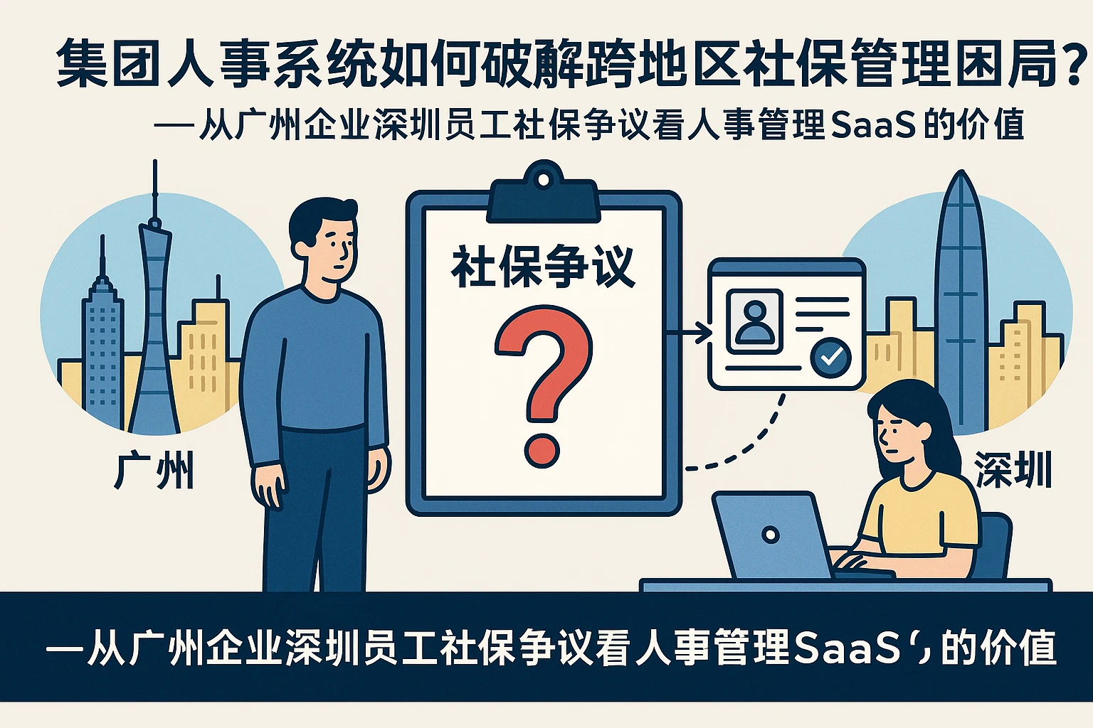 集团人事系统如何破解跨地区社保管理困局?——从广州企业深圳员工社保争议看人事管理SaaS的价值