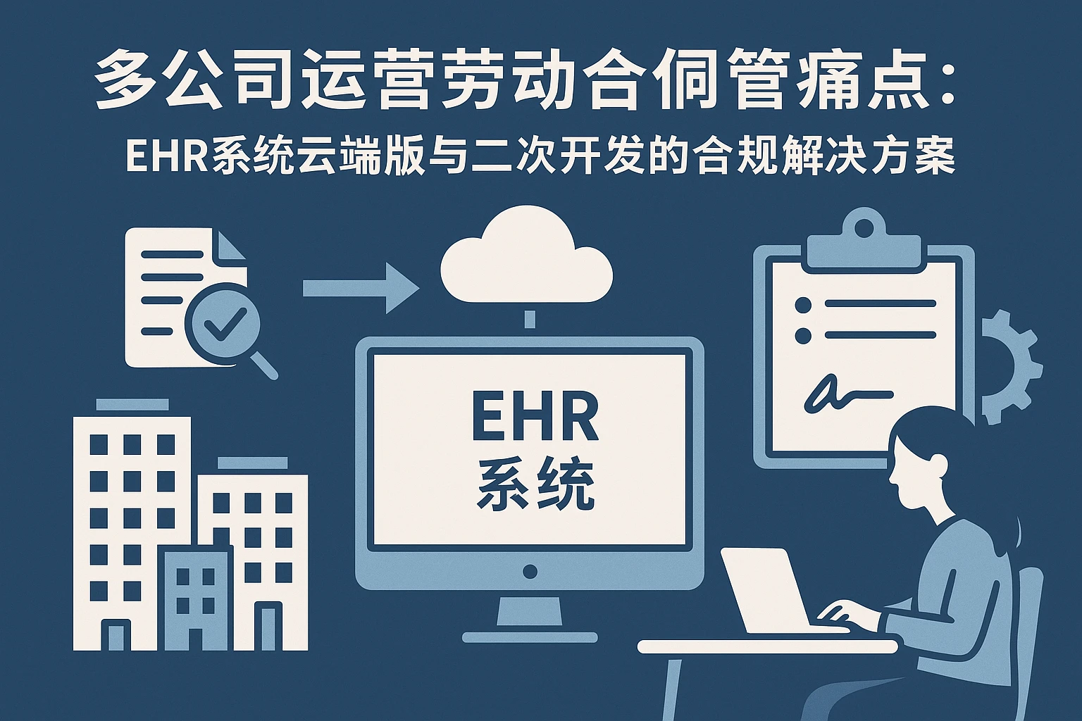 多公司运营劳动合同管理痛点：ehr系统云端版与二次开发的合规解决方案