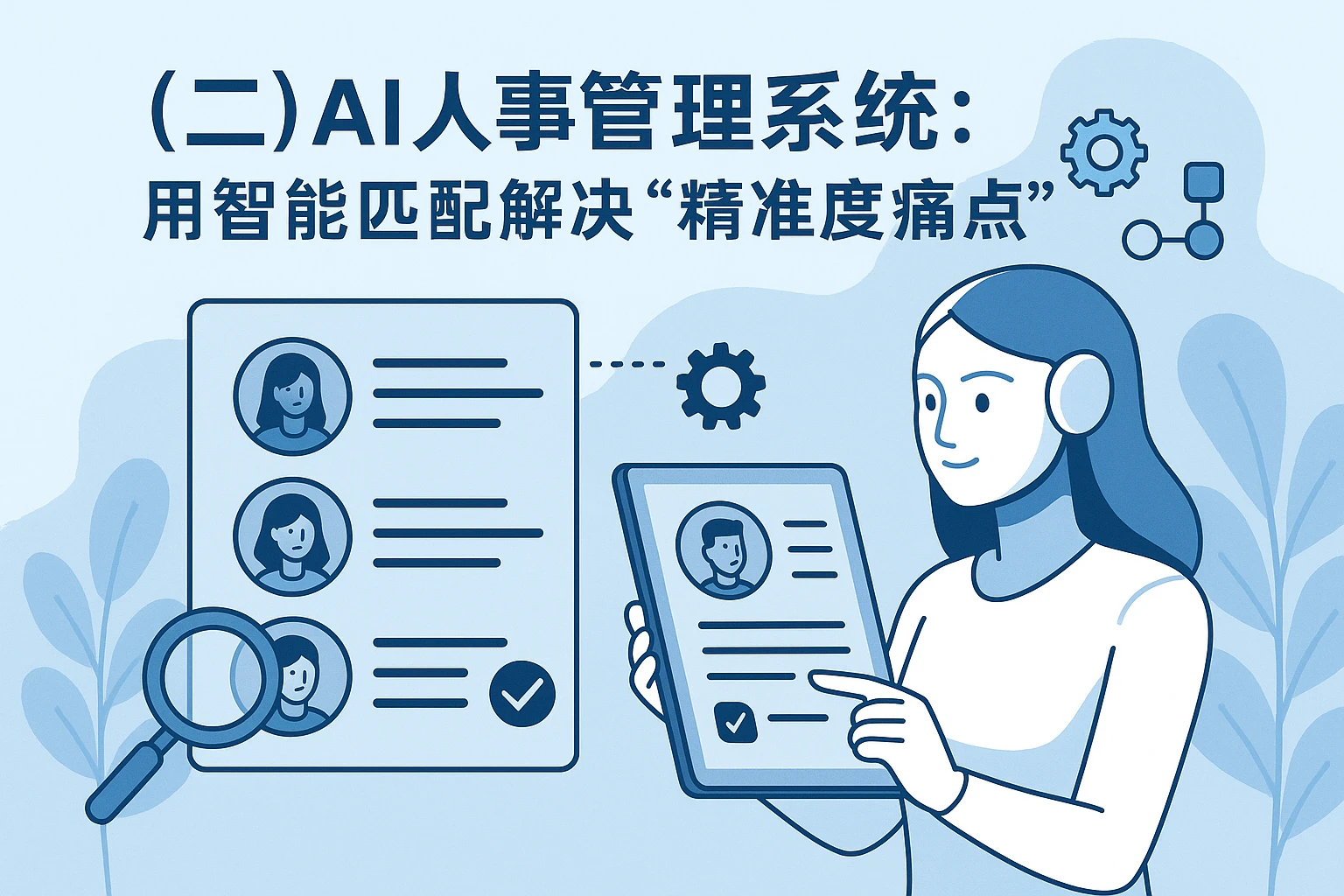 (二)AI人事管理系统:用智能匹配解决“精准度痛点”