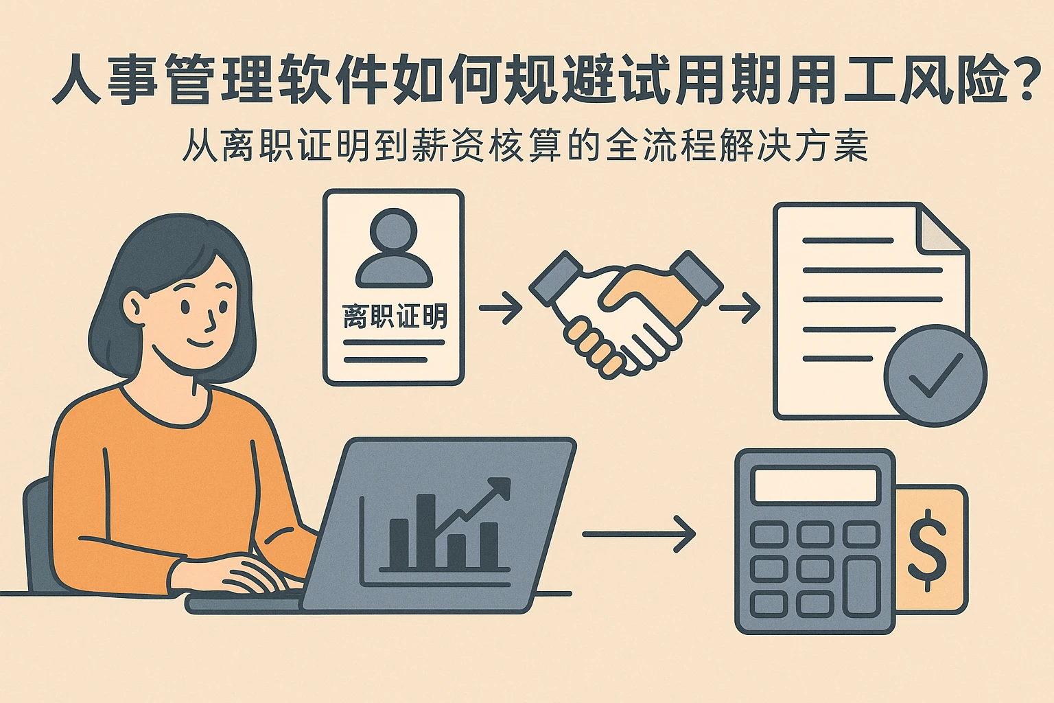 人事管理软件如何规避试用期用工风险？从离职证明到薪资核算的全流程解决方案