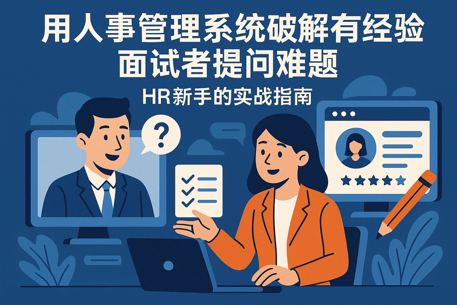 用人事管理系统破解有经验面试者提问难题：HR新手的实战指南