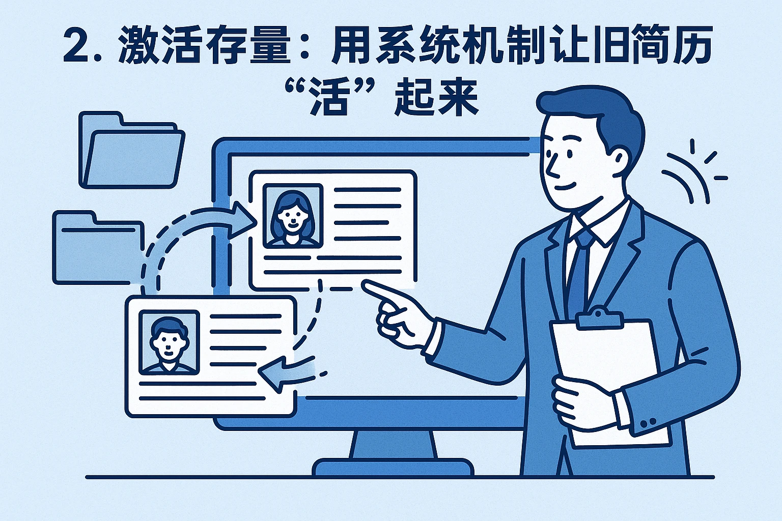 2. 激活存量：用系统机制让旧简历“活”起来