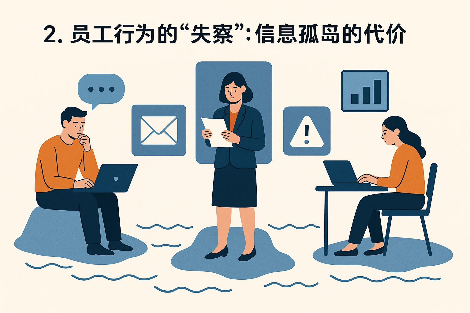 2. 员工行为的“失察”：信息孤岛的代价