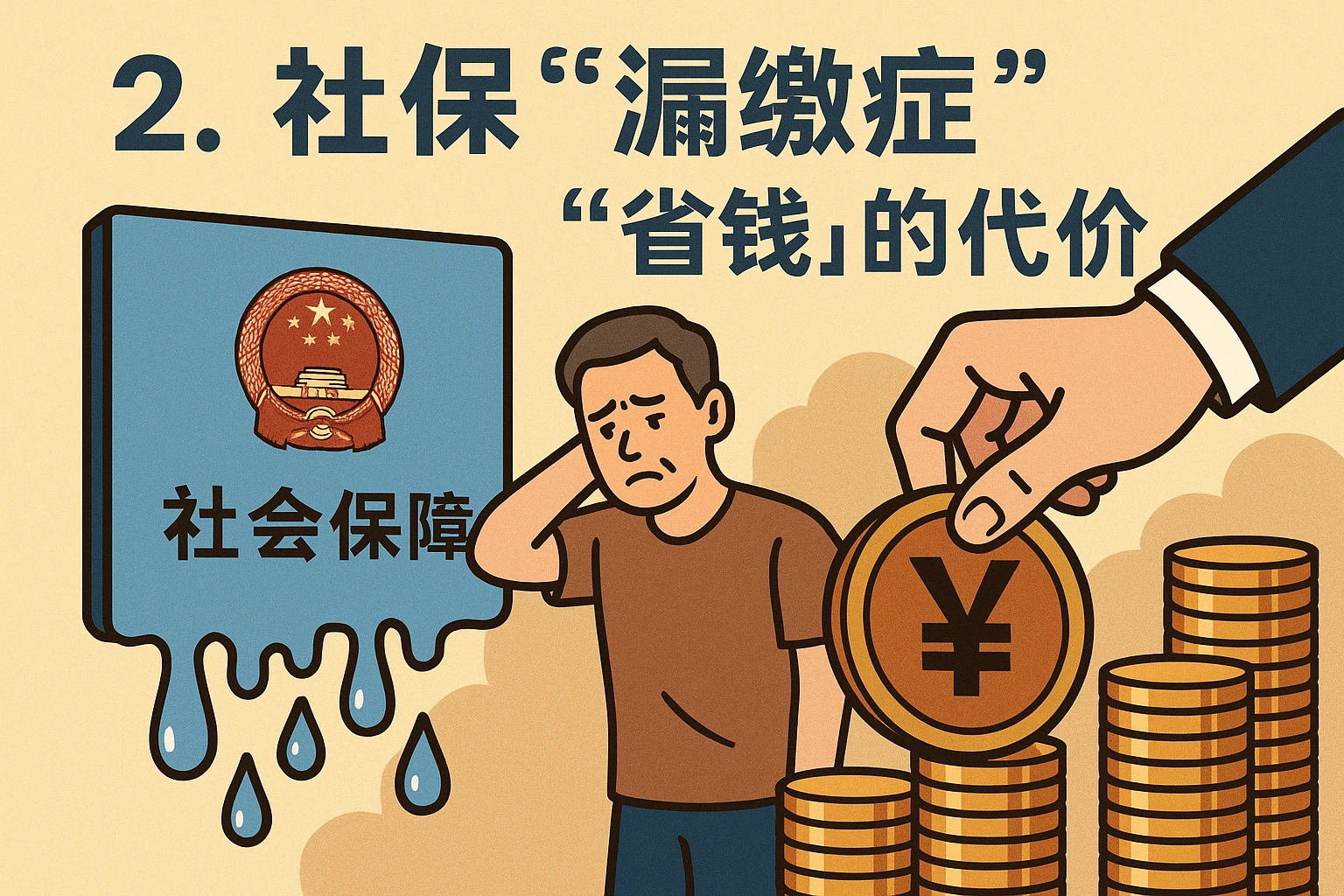 2. 社保“漏缴症”：“省钱”的代价