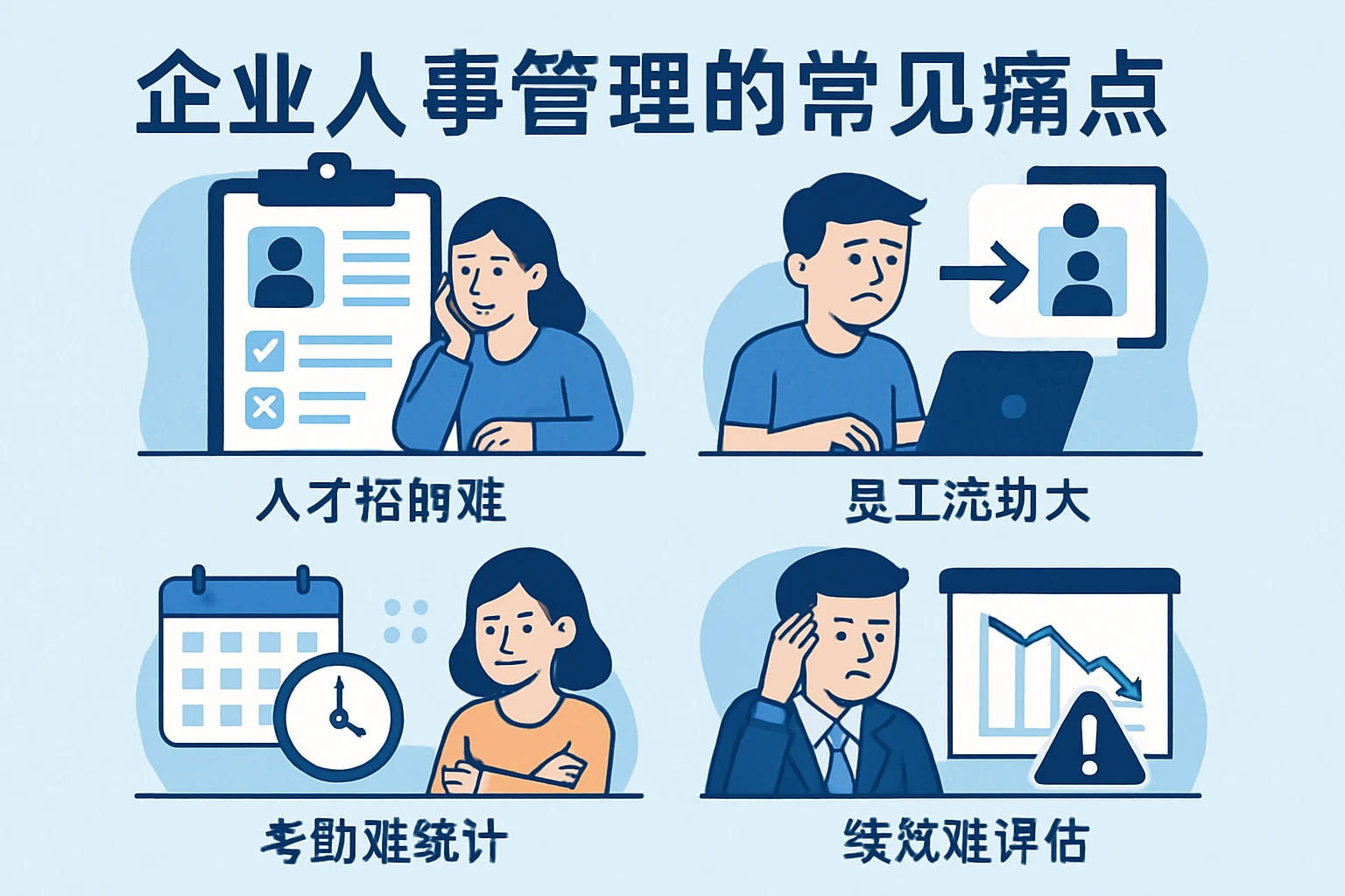 企业人事管理的常见痛点