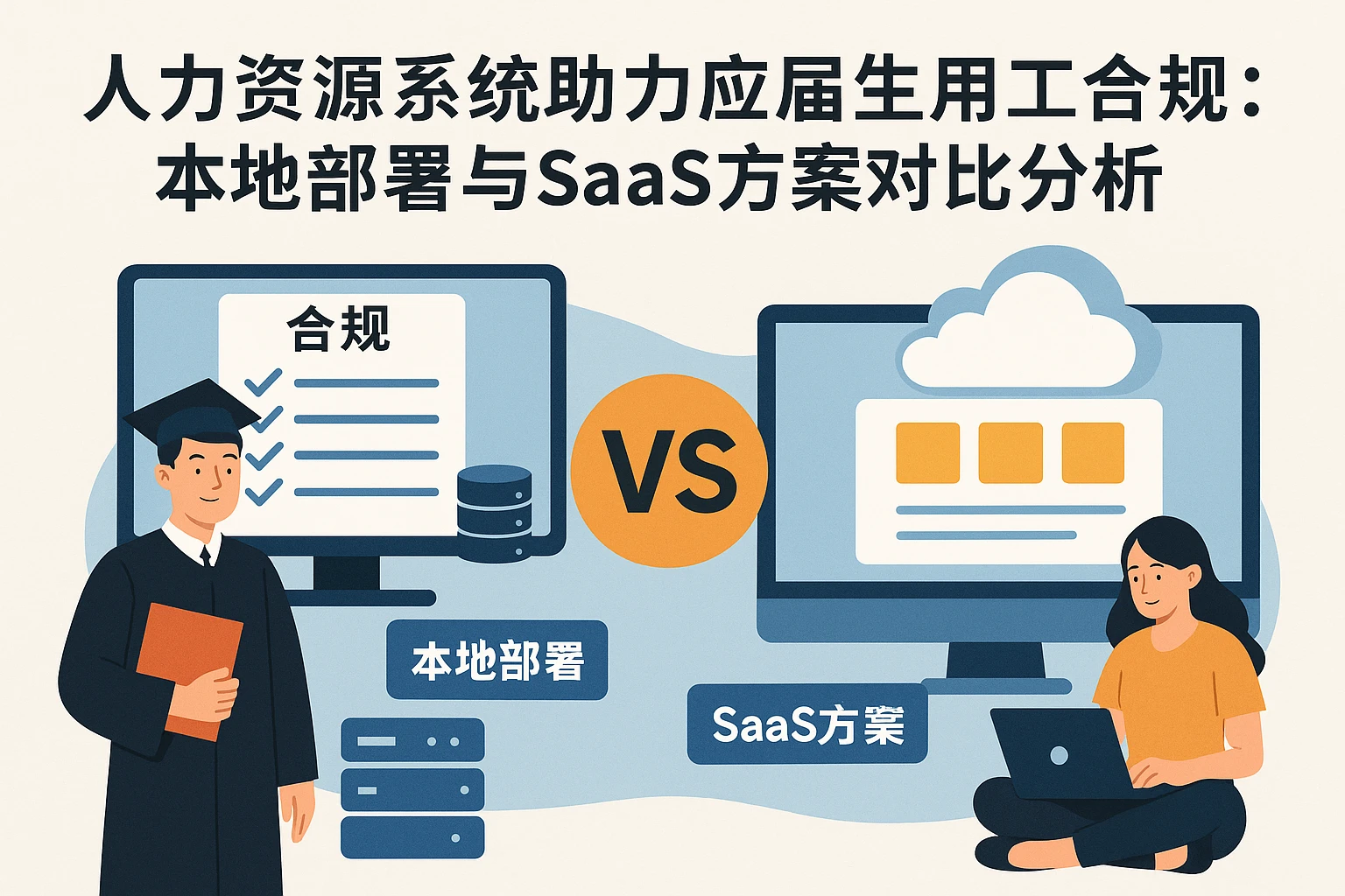 人力资源系统助力应届生用工合规:本地部署与SaaS方案对比分析