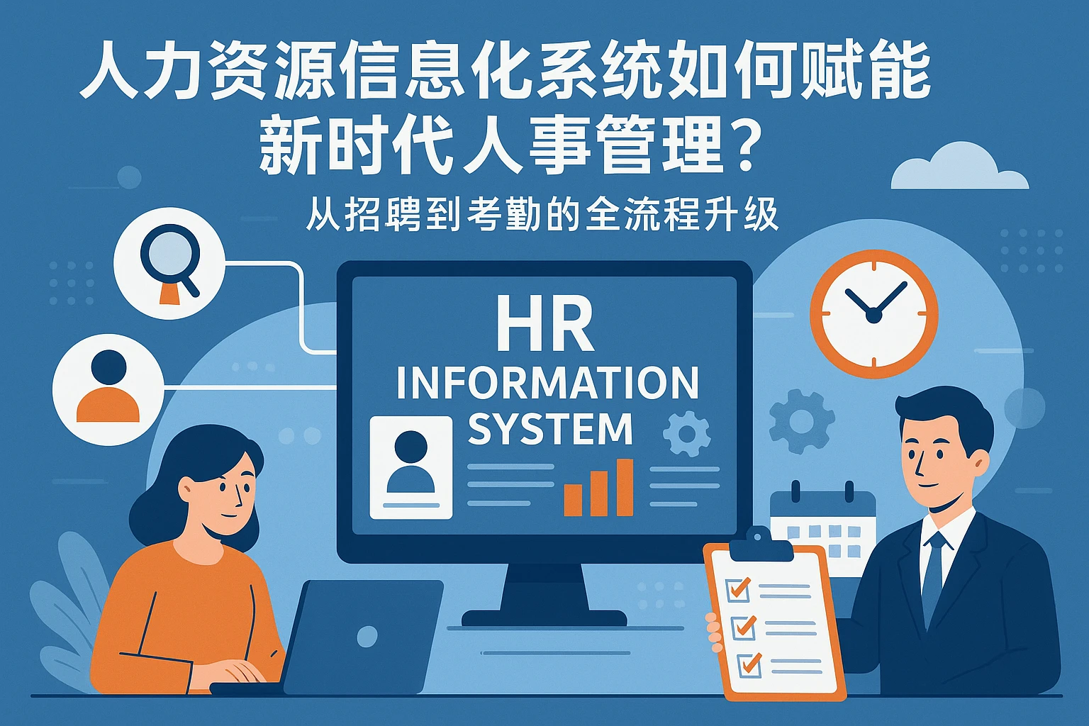 人力资源信息化系统如何赋能新时代人事管理?从招聘到考勤的全流程升级