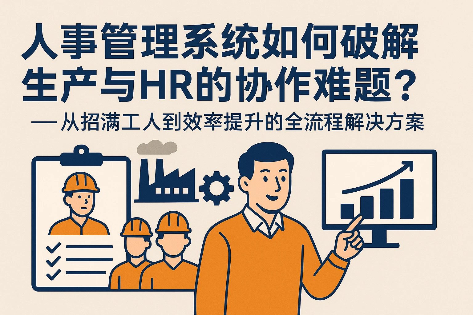 人事管理系统如何破解生产与HR的协作难题?——从招满工人到效率提升的全流程解决方案
