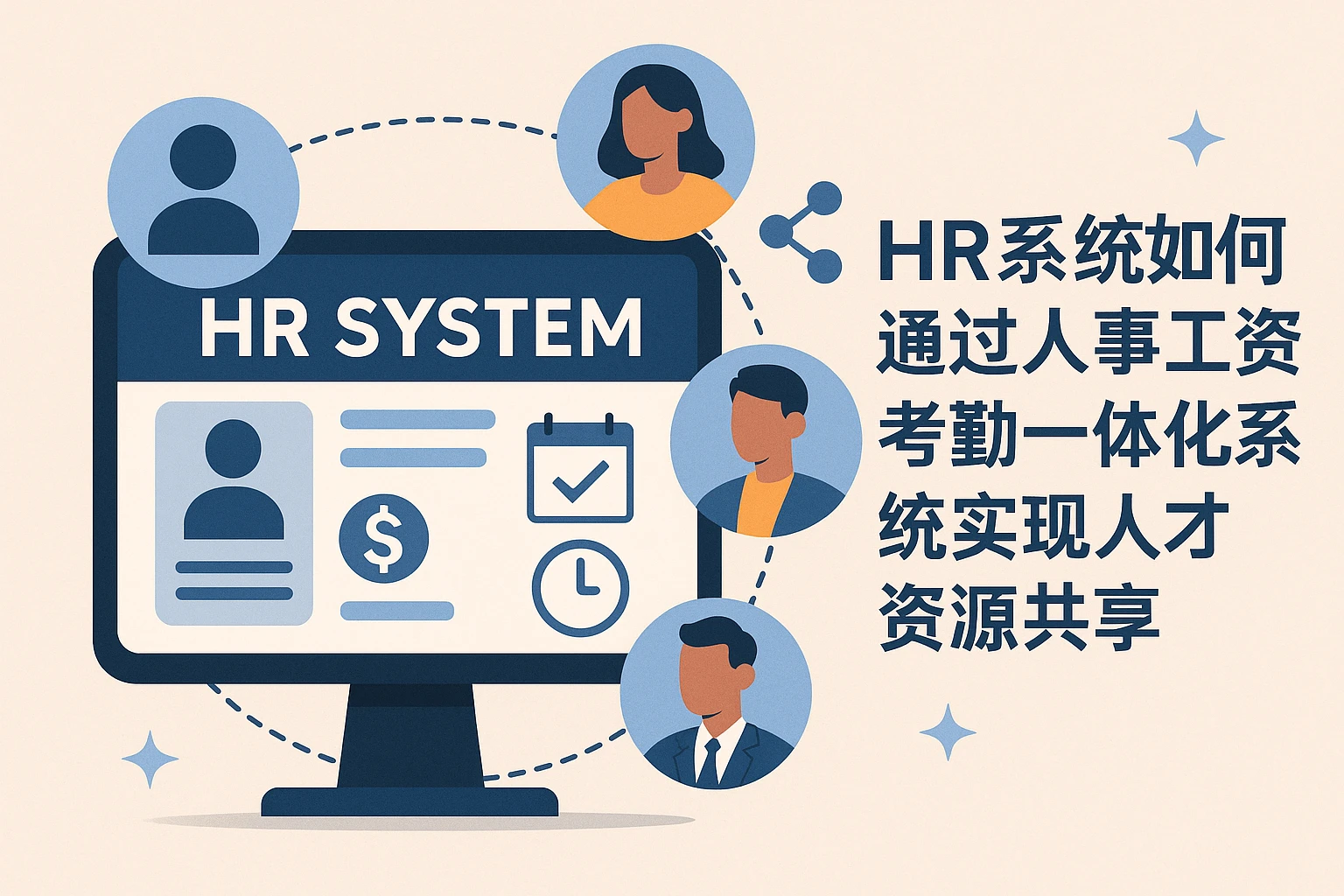 HR系统如何通过人事工资考勤一体化系统实现人才资源共享