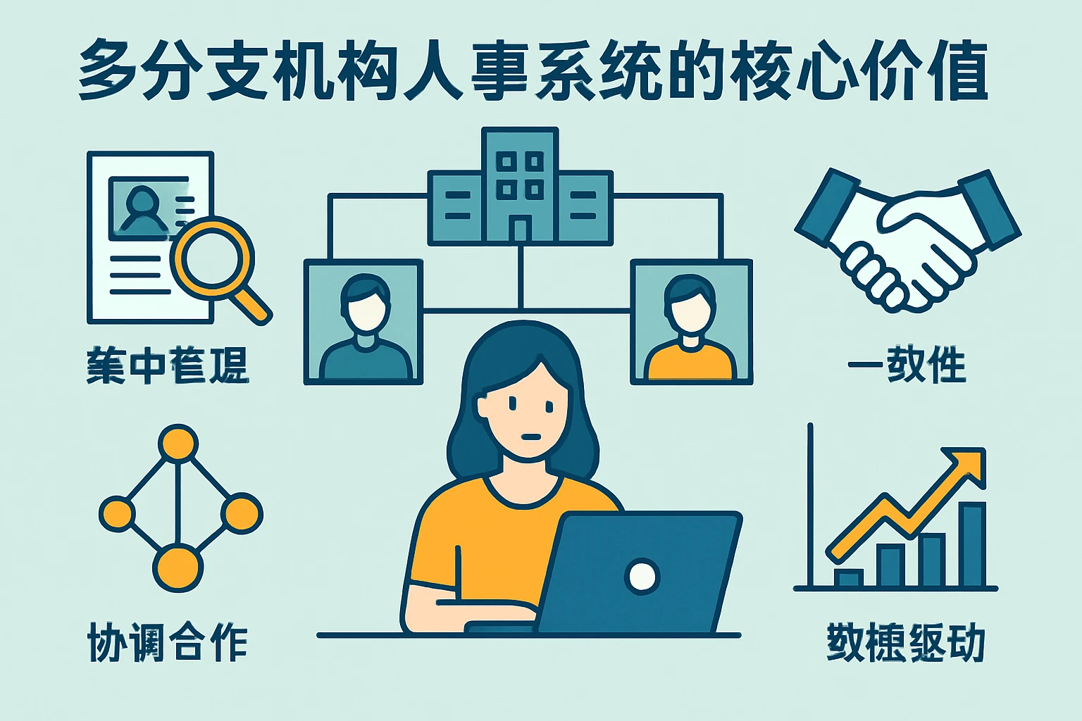 多分支机构人事系统的核心价值