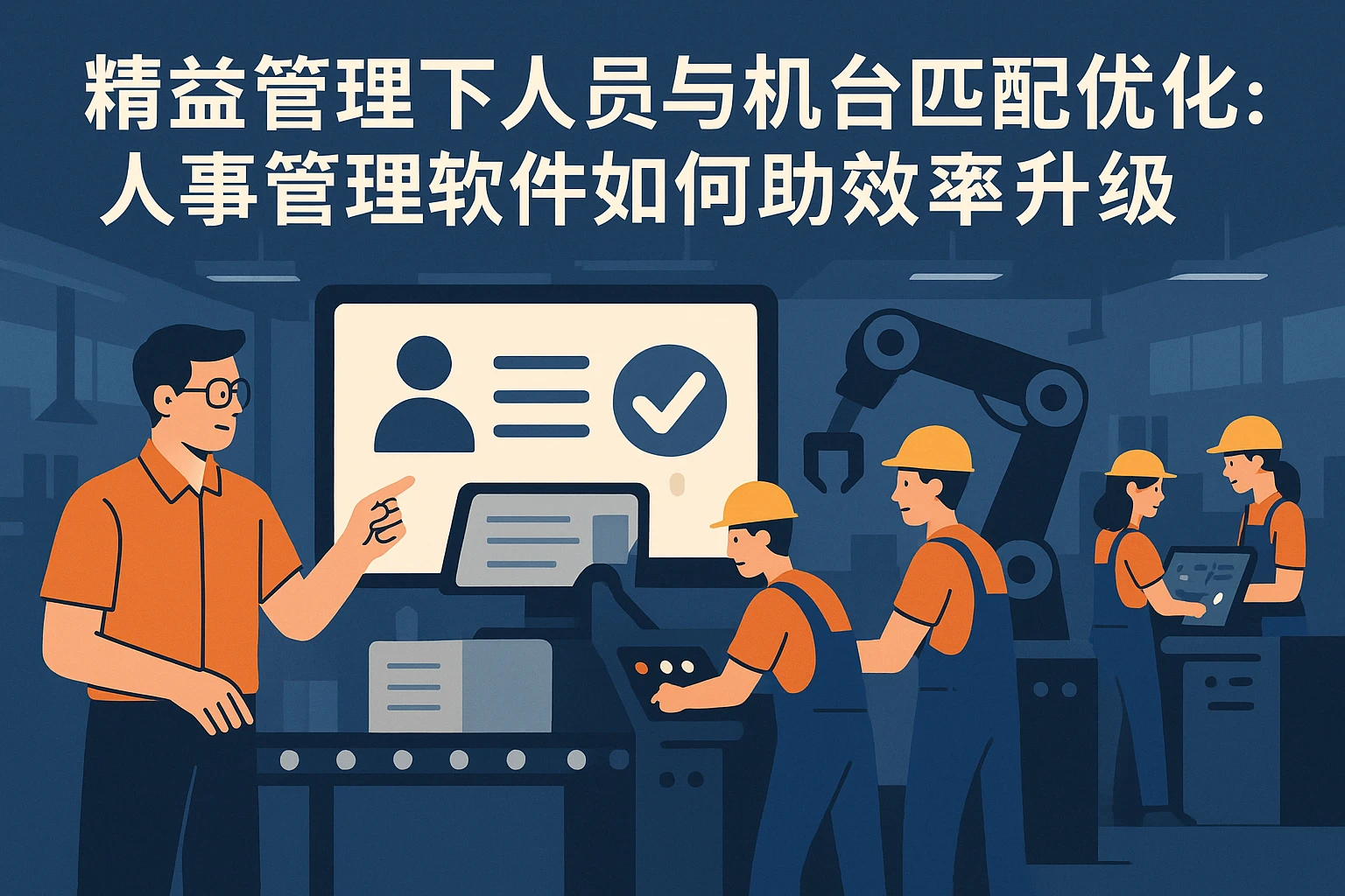 精益管理下人员与机台匹配优化:人事管理软件如何助力效率升级
