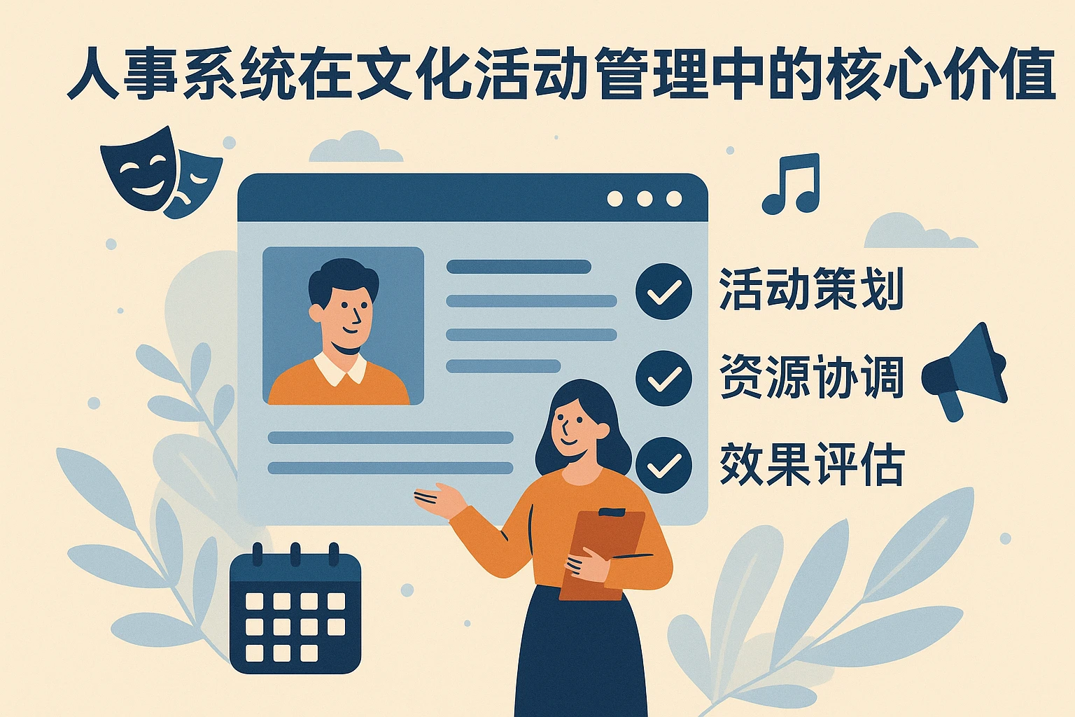 人事系统在文化活动管理中的核心价值