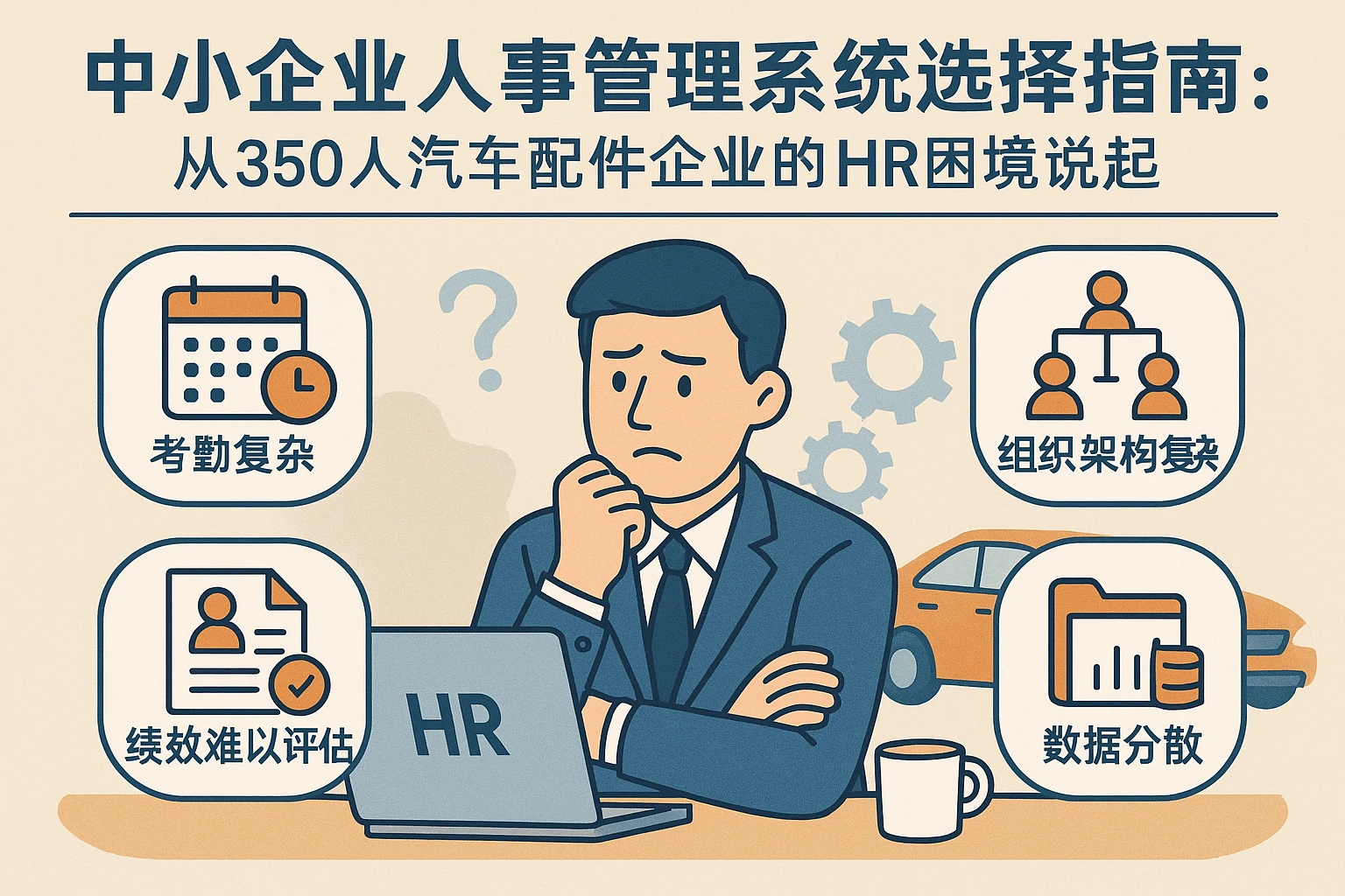 中小企业人事管理系统选择指南:从350人汽车配件企业的HR困境说起