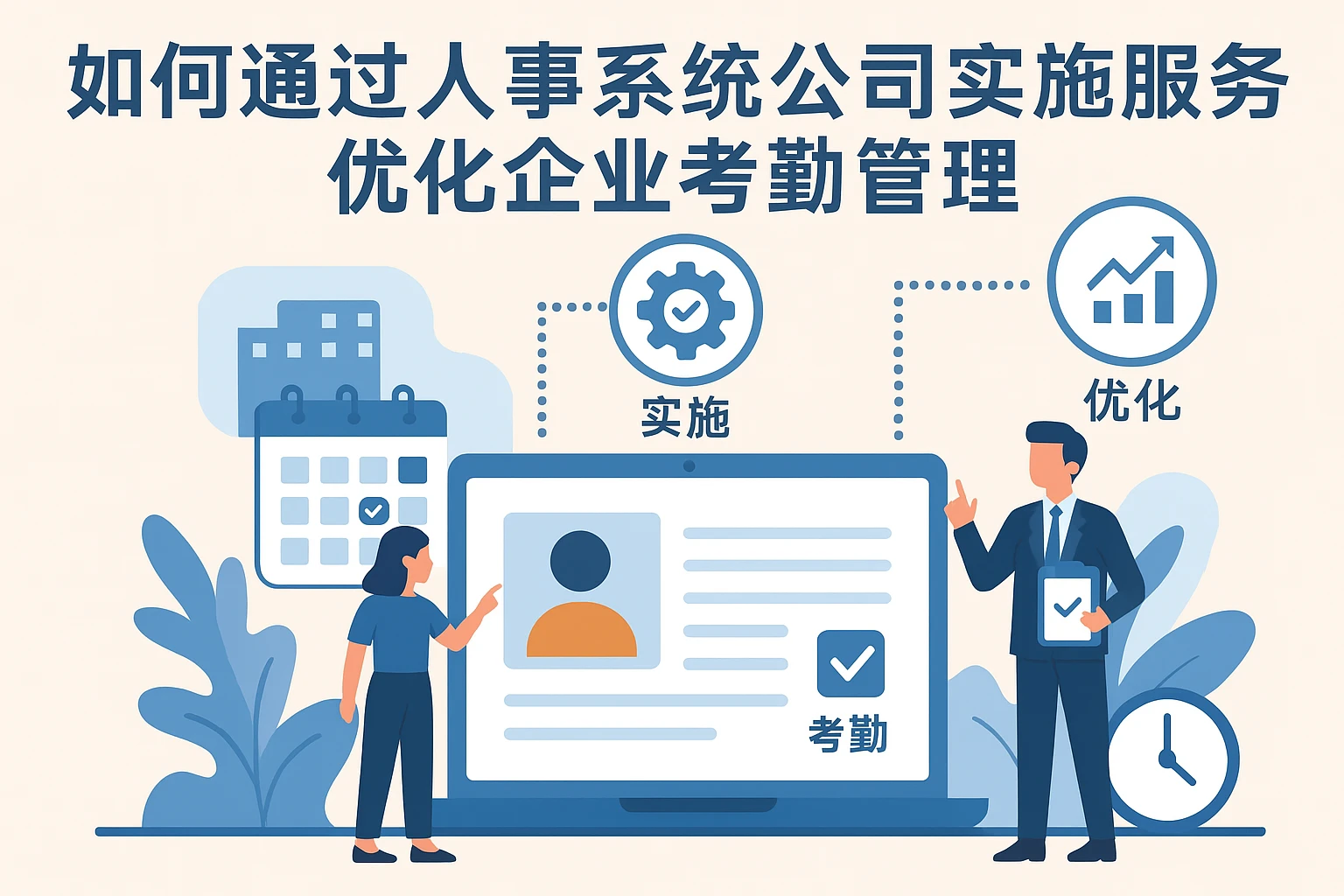 如何通过人事系统公司实施服务优化企业考勤管理