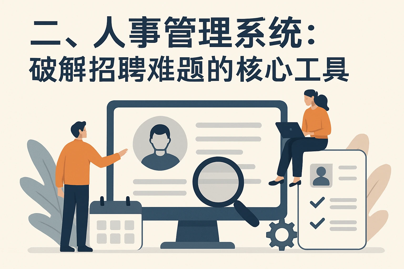 二、人事管理系统：破解招聘难题的核心工具