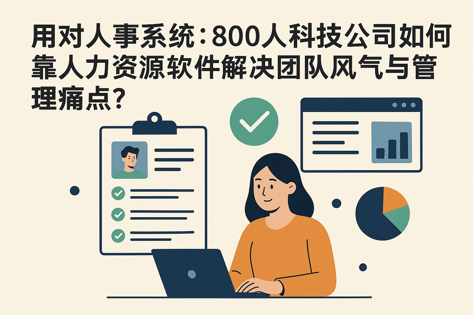 用对人事系统:800人科技公司如何靠人力资源软件解决团队风气与管理痛点?