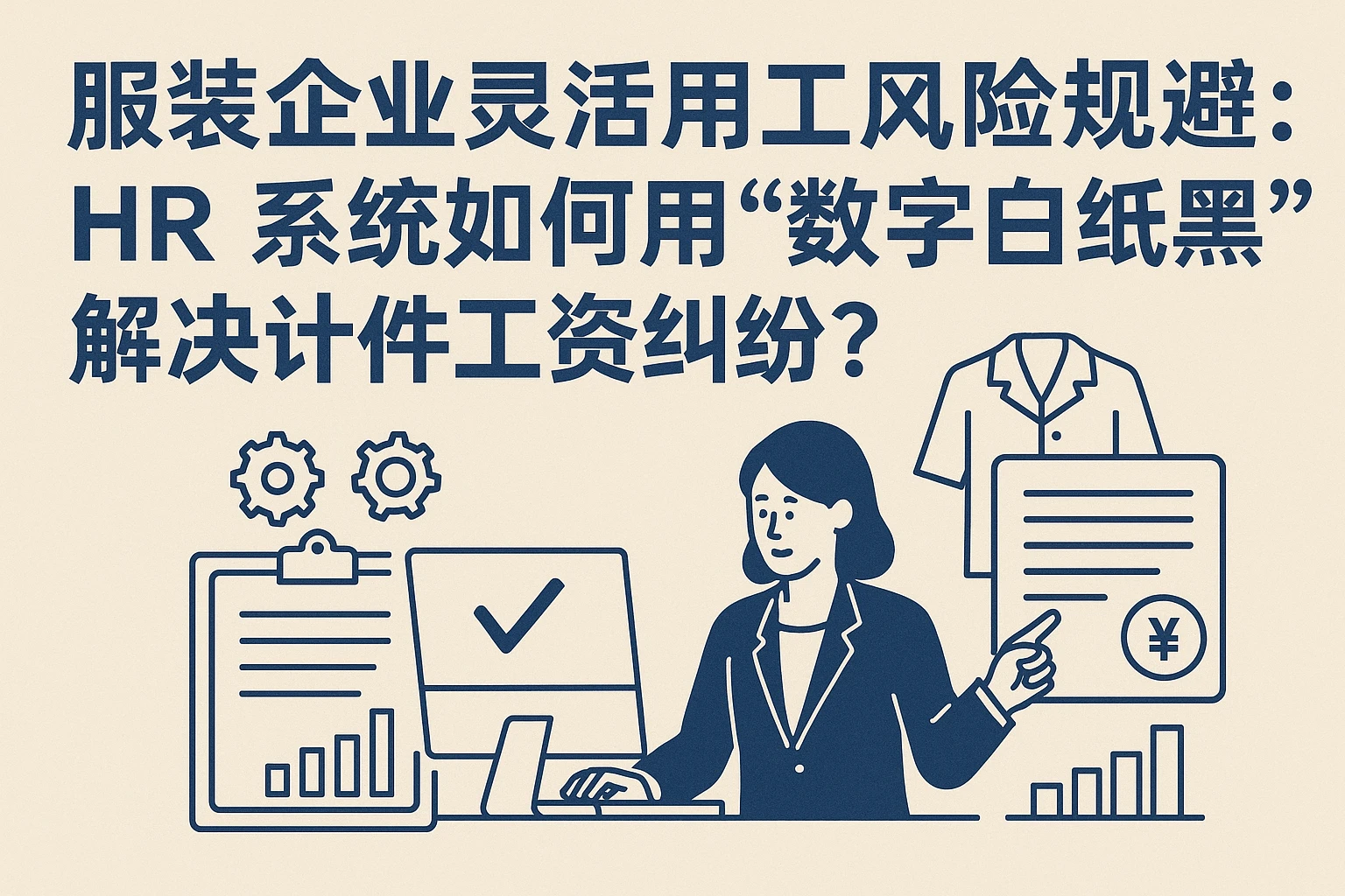 服装企业灵活用工风险规避：HR系统如何用“数字白纸黑字”解决计件工资纠纷？