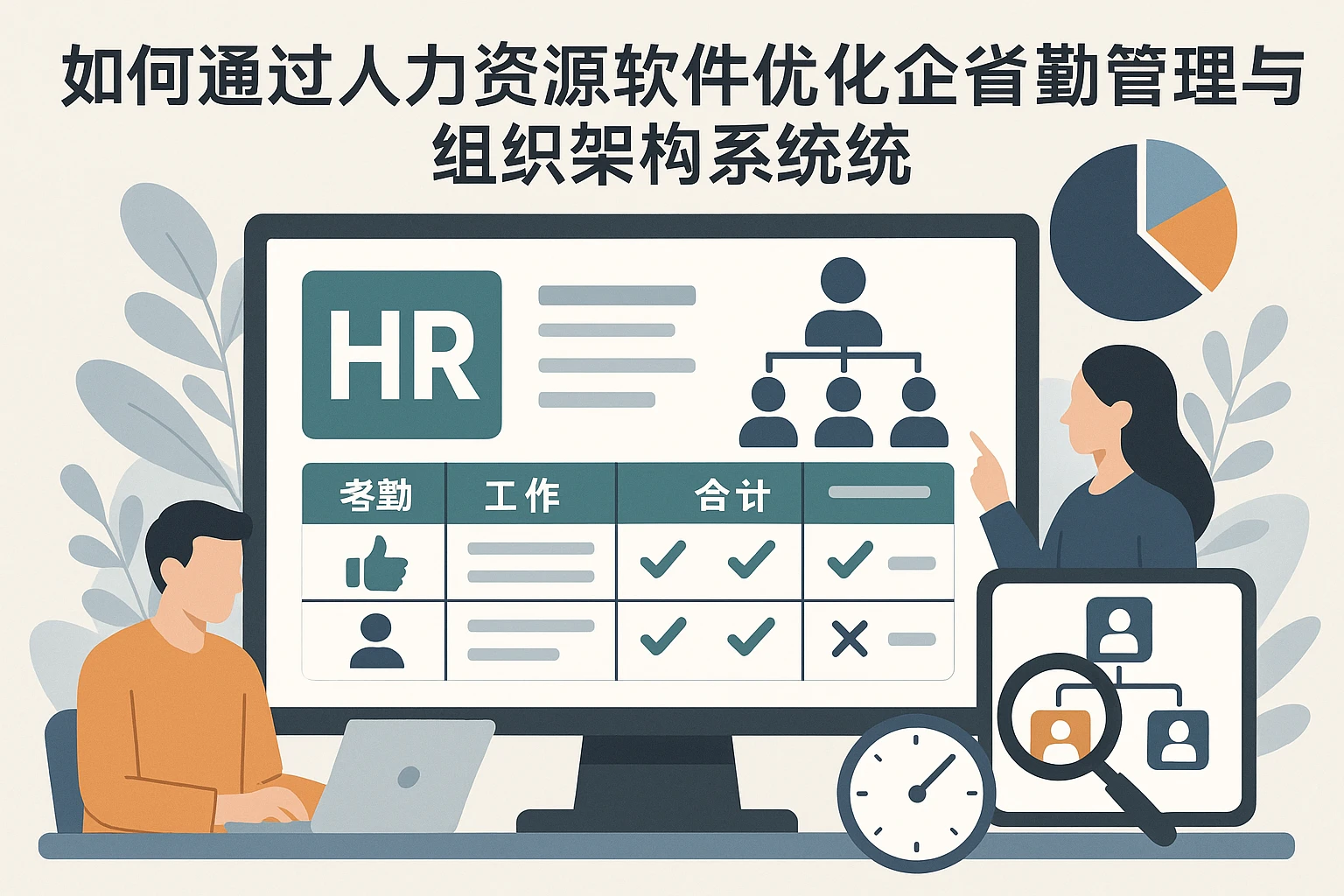 如何通过人力资源软件优化企业考勤管理与组织架构系统