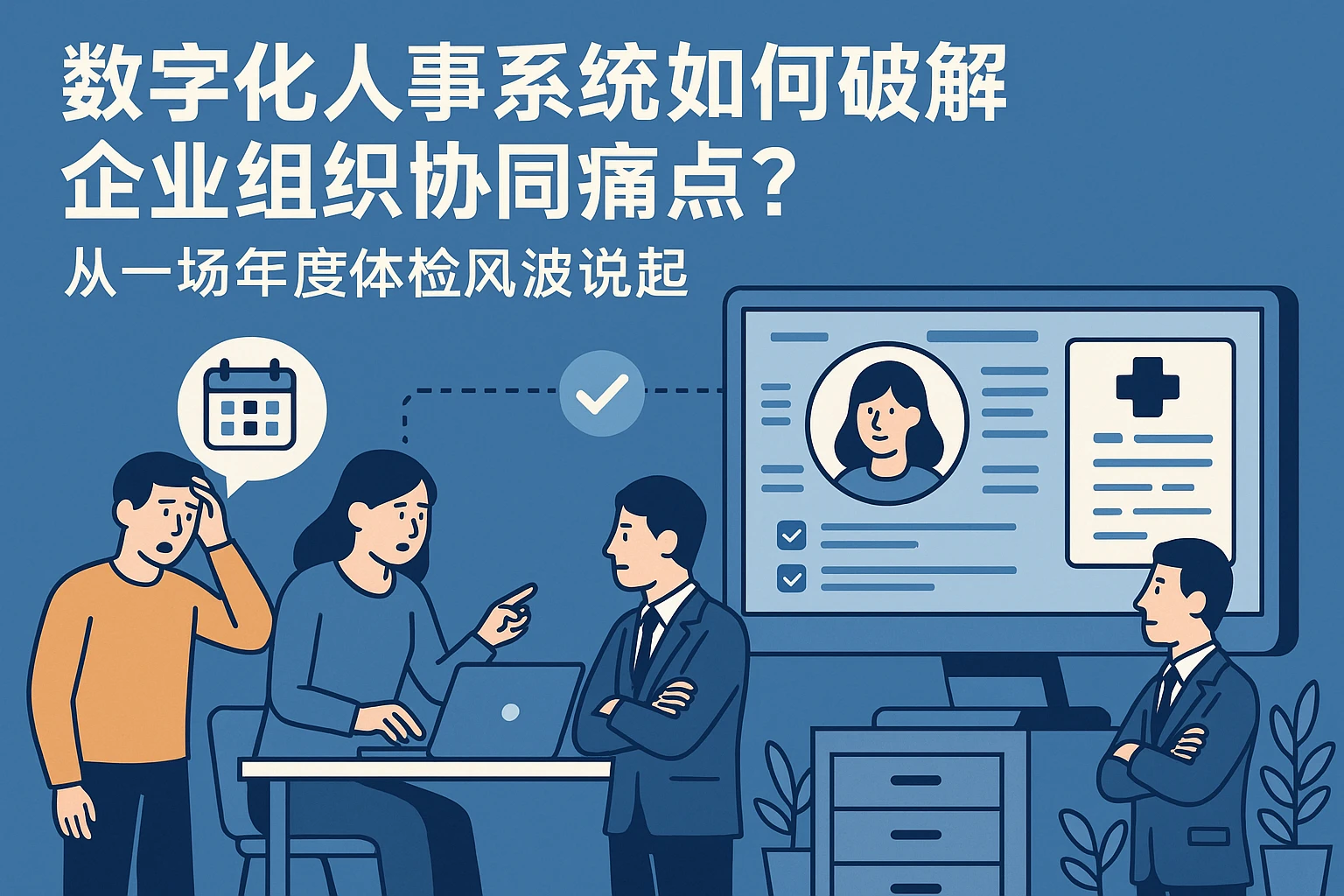 数字化人事系统如何破解企业组织协同痛点？从一场年度体检风波说起