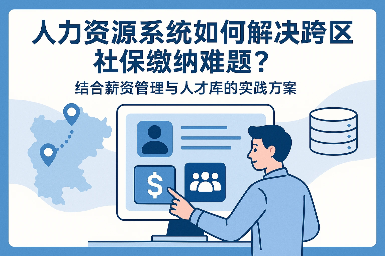 人力资源系统如何解决跨区县社保缴纳难题？——结合薪资管理与人才库的实践方案