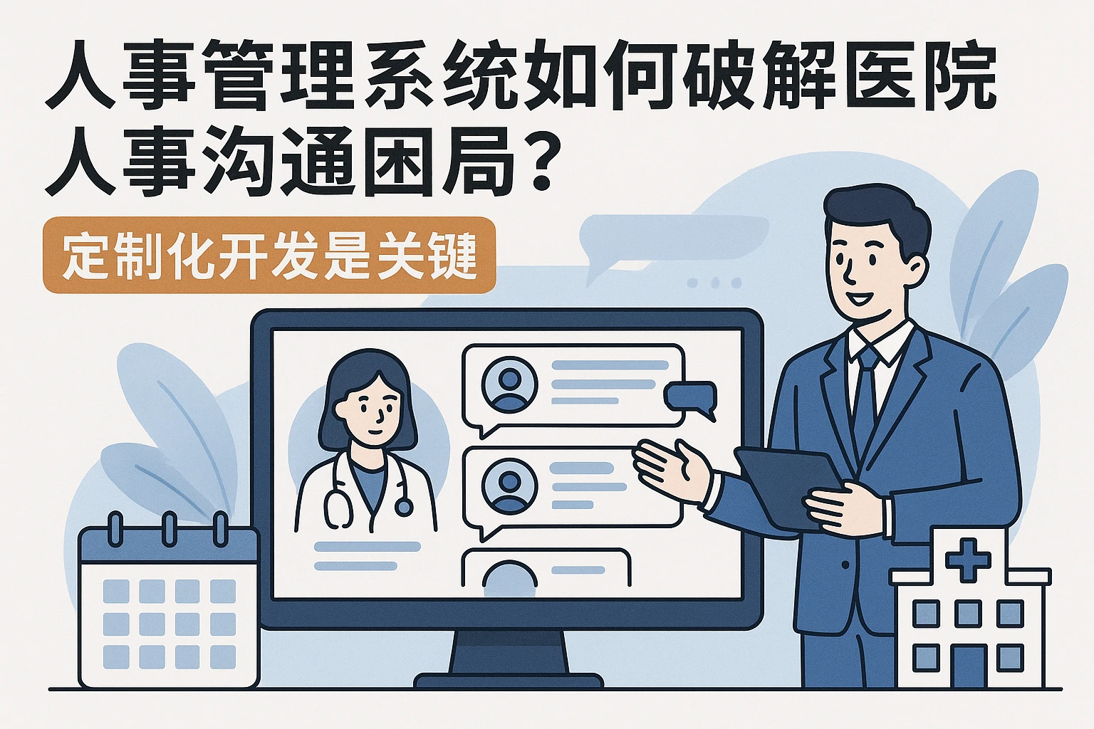 人事管理系统如何破解医院人事沟通困局？定制化开发是关键