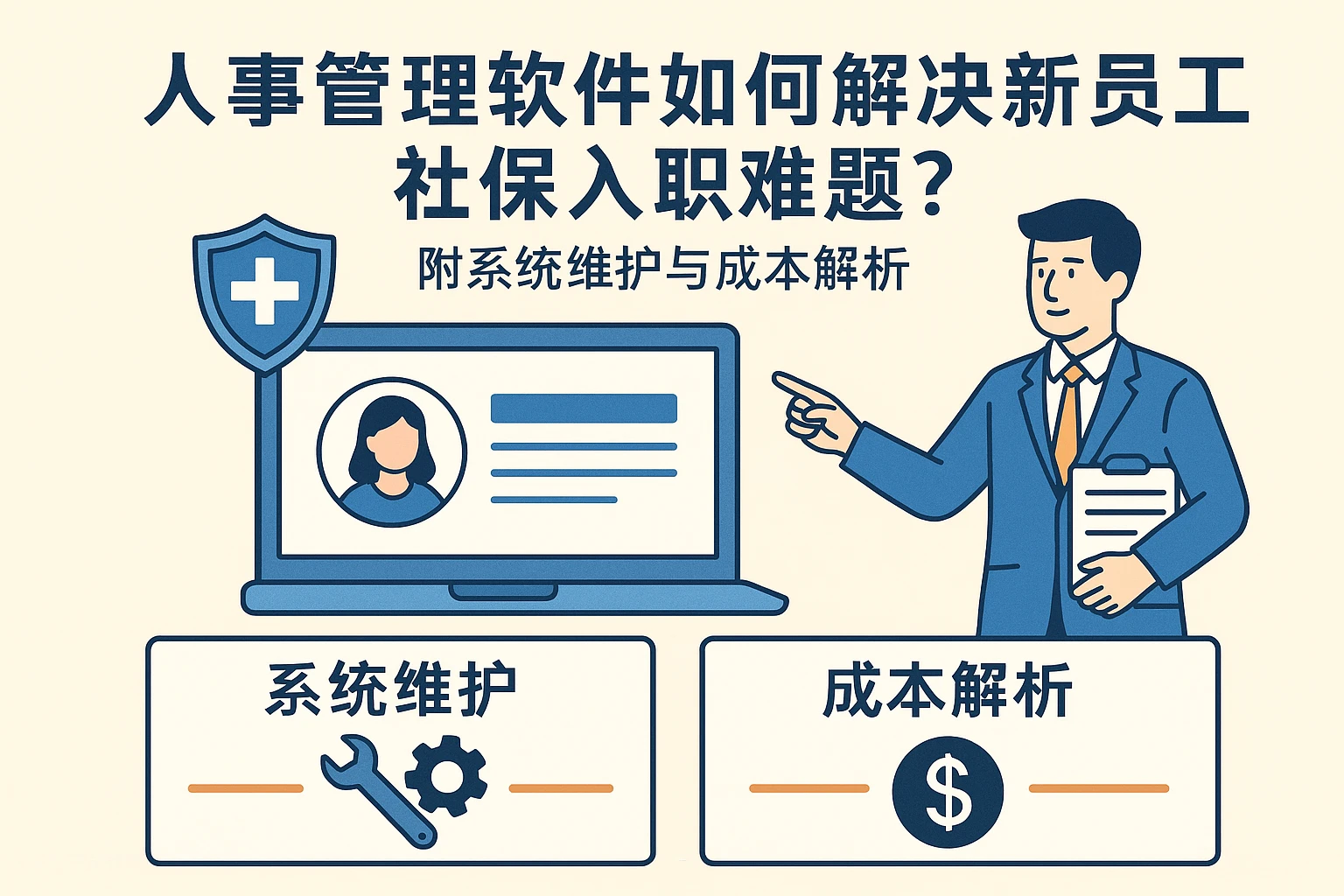 人事管理软件如何解决新员工社保入职难题?附系统维护与成本解析