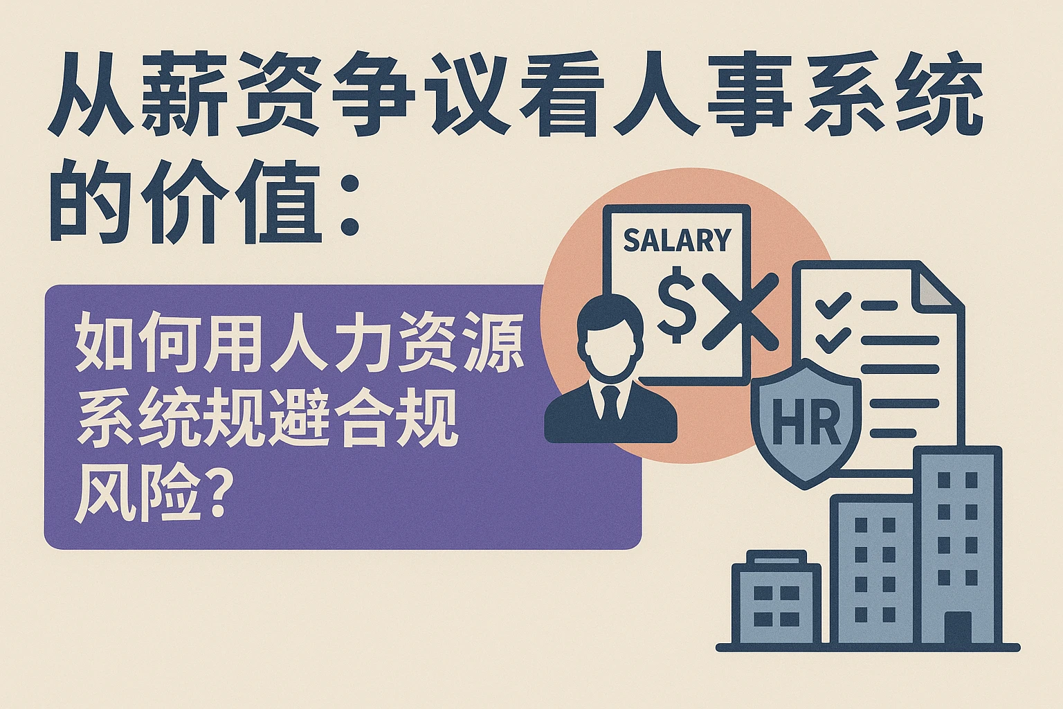 从薪资争议看人事系统的价值:如何用人力资源系统规避合规风险?