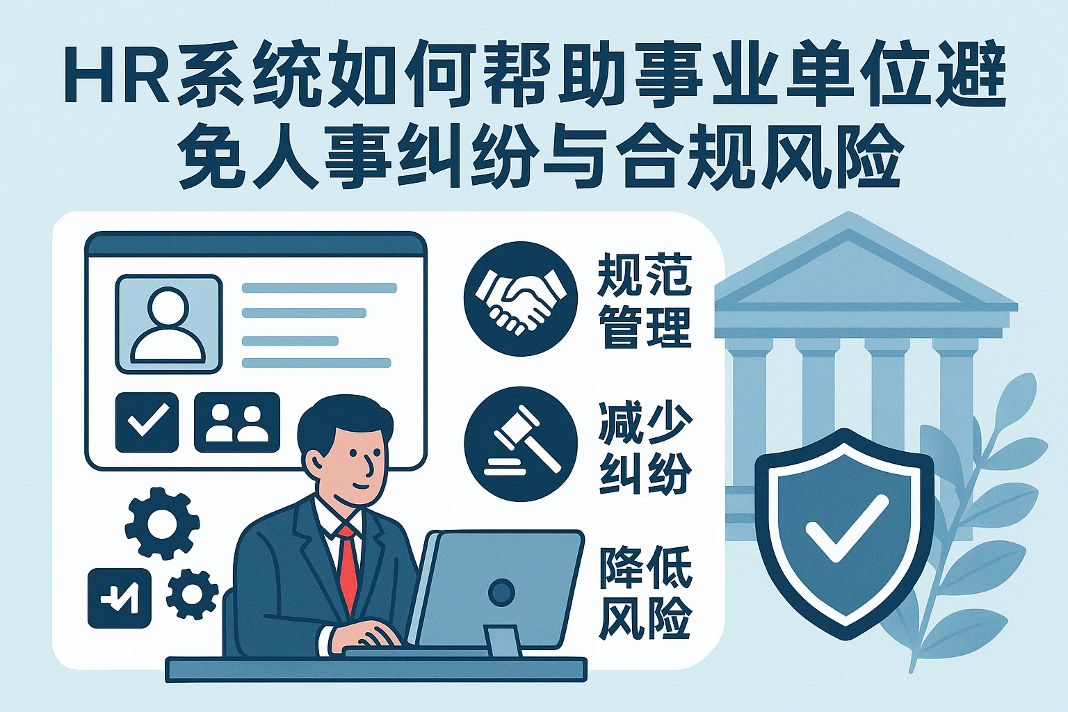 HR系统如何帮助事业单位避免人事纠纷与合规风险