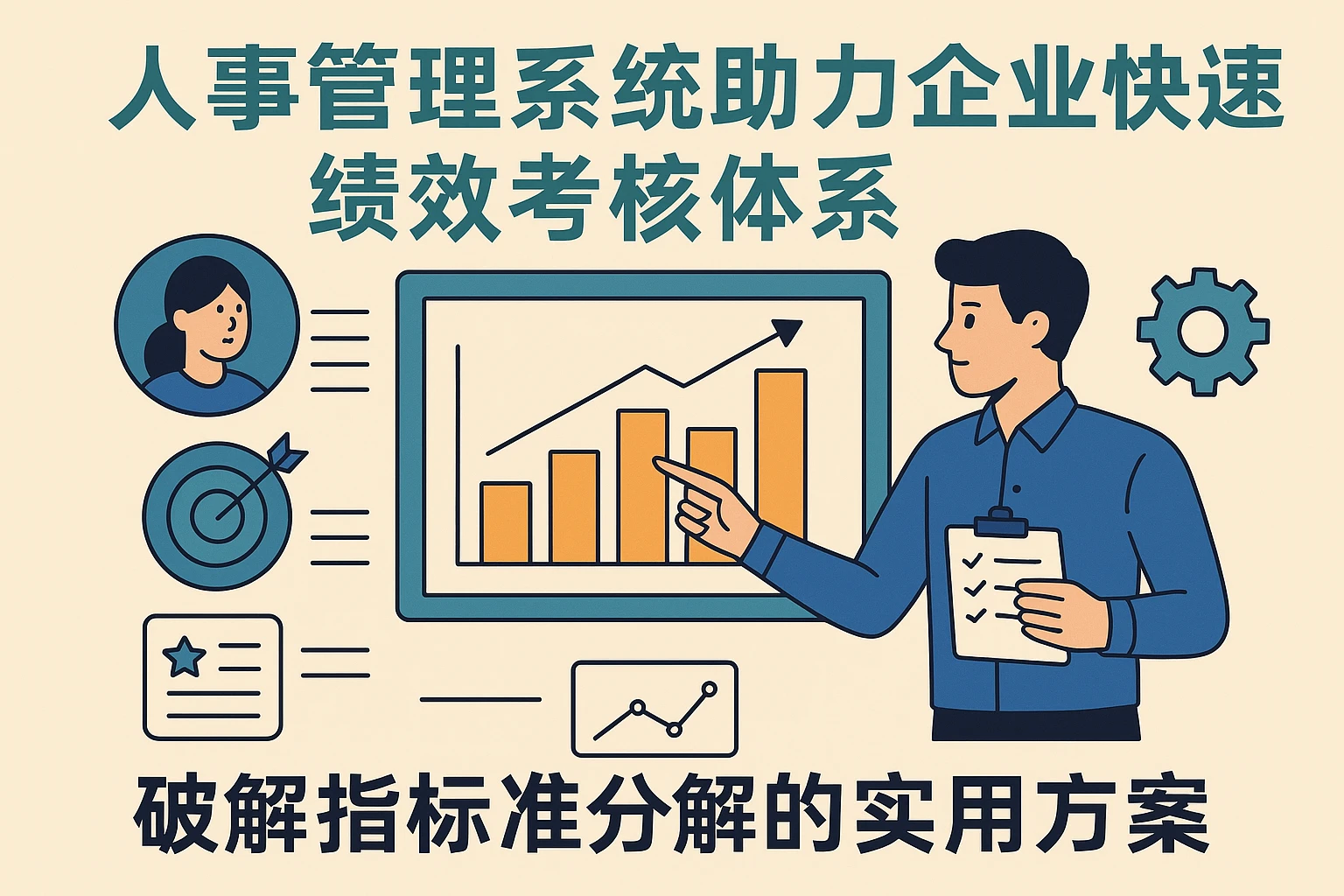 人事管理系统助力企业快速搭建绩效考核体系——破解指标难分解的实用方案