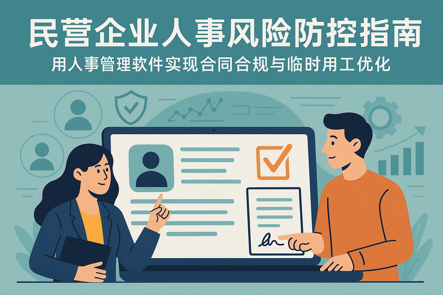 民营企业人事风险防控指南:用人事管理软件实现合同合规与临时用工优化