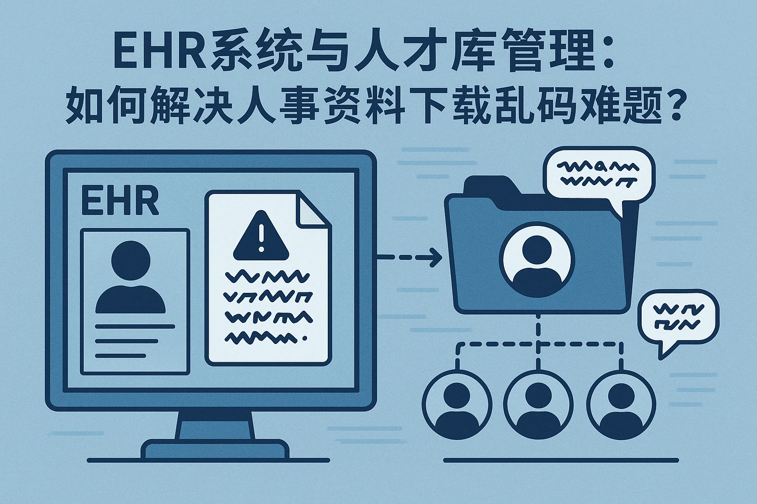 EHR系统与人才库管理：如何解决人事资料下载乱码难题？
