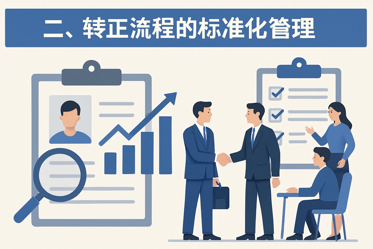 二、转正流程的标准化管理