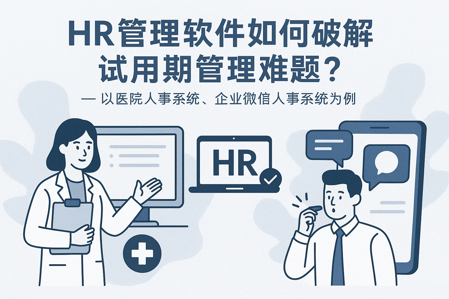 HR管理软件如何破解试用期管理难题？——以医院人事系统、企业微信人事系统为例