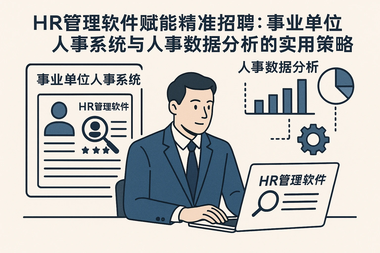 HR管理软件赋能精准招聘：事业单位人事系统与人事数据分析的实用策略
